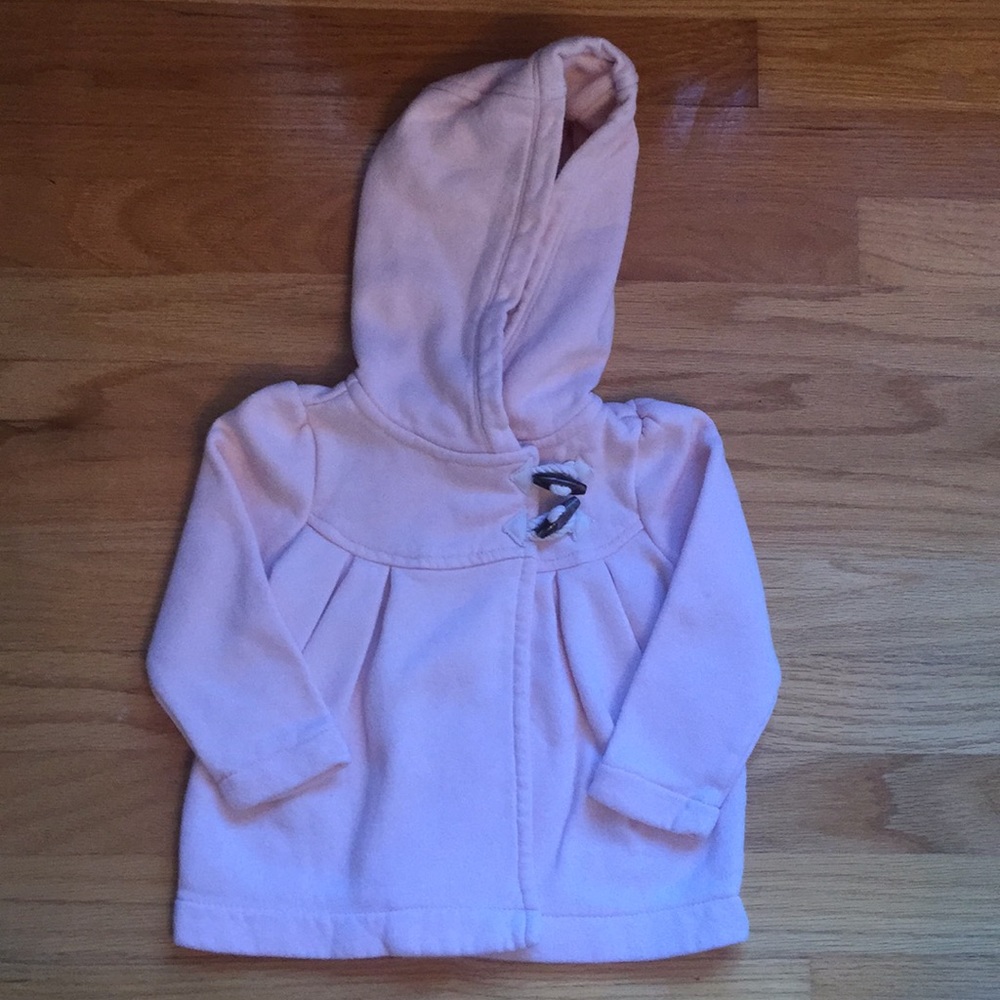 Baby Gap Girls 12-18 Months Pink Hoodie Sweatshirt